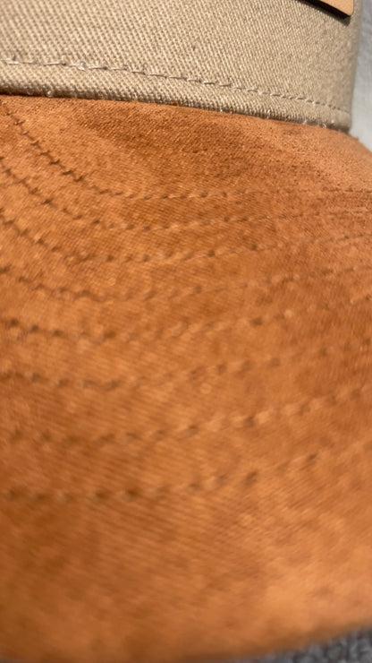 Tw2hard Leather patch Suede brim Snapback Hat