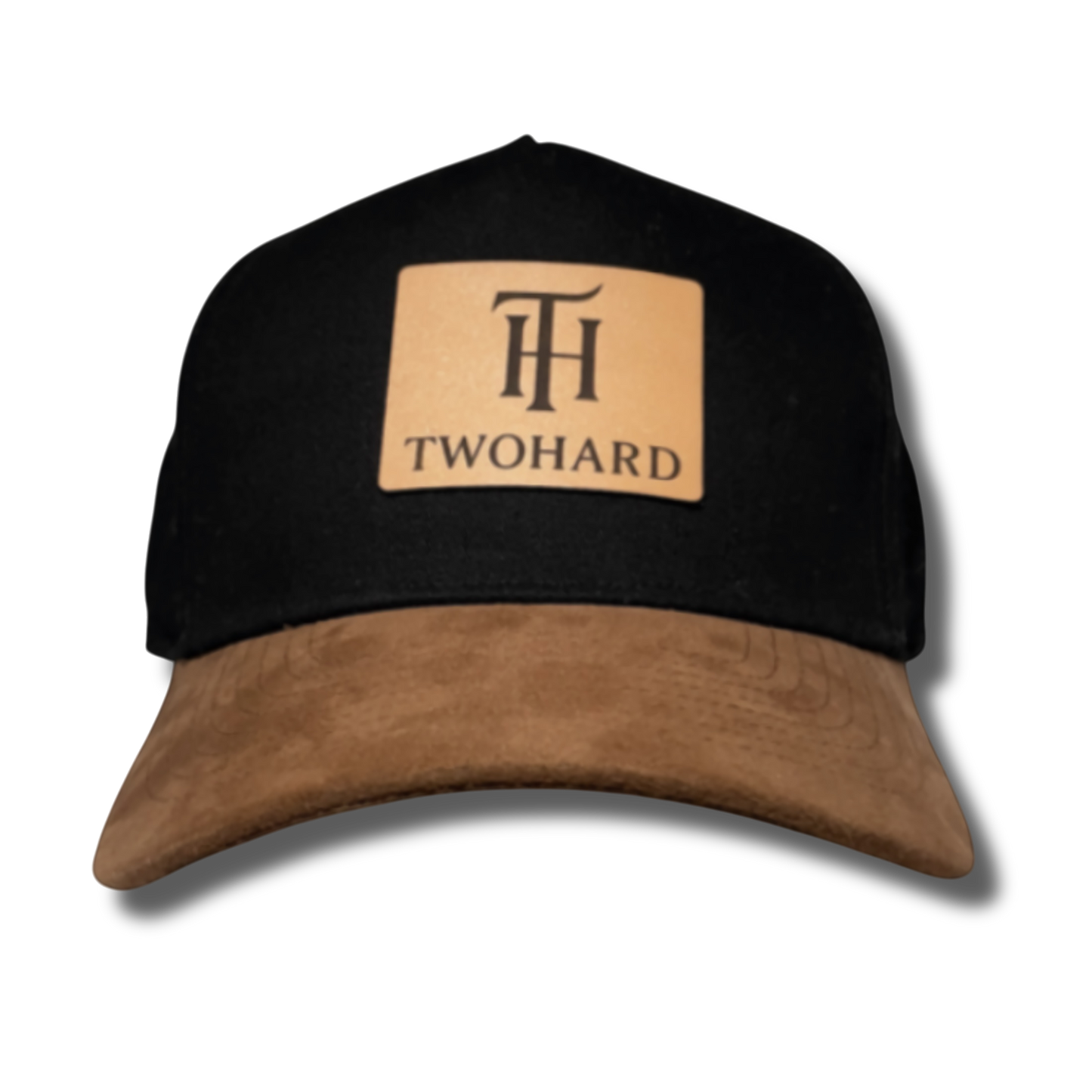 Tw2hard Leather patch Suede brim Snapback Hat