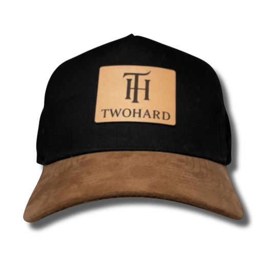 Tw2hard Leather patch Suede brim Snapback Hat