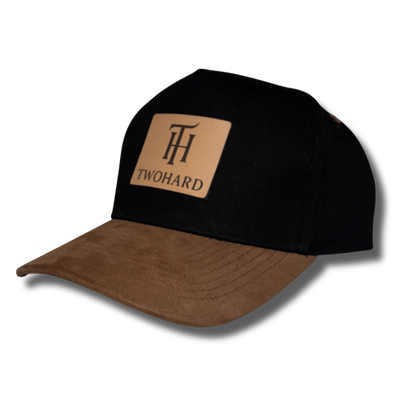 Tw2hard Leather patch Suede brim Snapback Hat